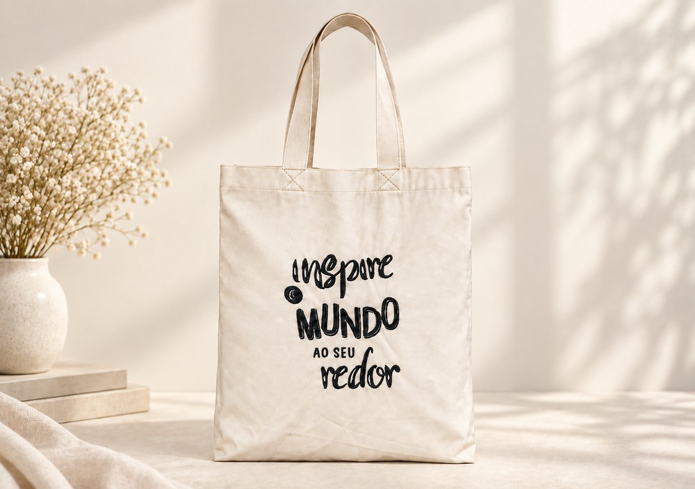 Ecobag de Algodão Cru Personalizada